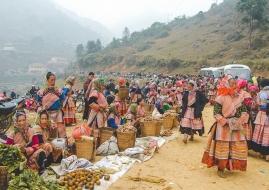 Sa Pa trekking - Can Cau market